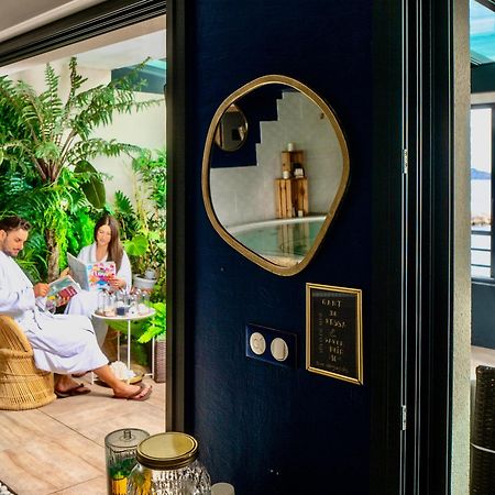 Blue Summer Vibes Duplex Studio For 4P, Ac, Sea View, Parking, Beach At 50M, Spa Access -3 라시오타 외부 사진