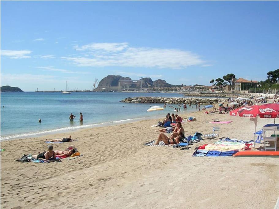 Blue Summer Vibes Duplex Studio For 4P, Ac, Sea View, Parking, Beach At 50M, Spa Access -3 라시오타 외부 사진