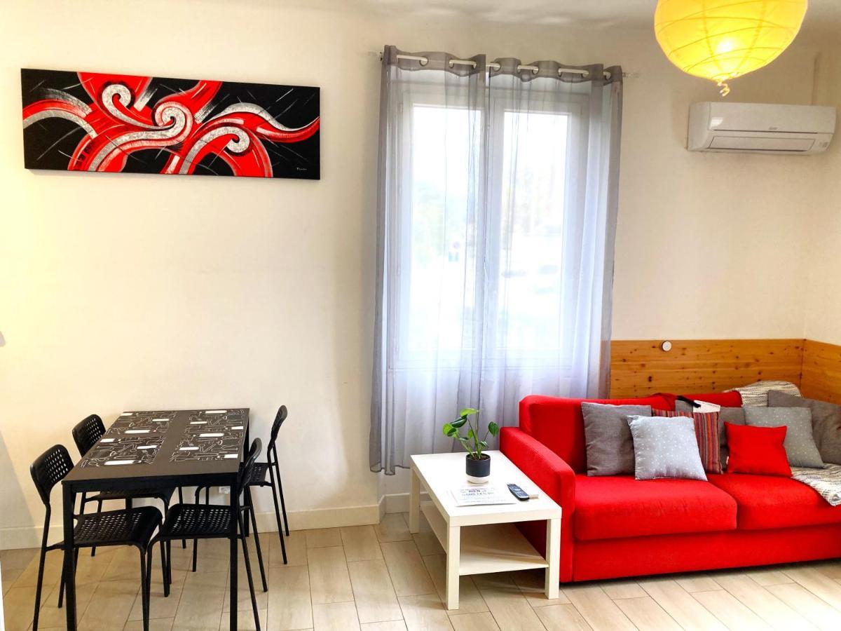 Blue Summer Vibes Duplex Studio For 4P, Ac, Sea View, Parking, Beach At 50M, Spa Access -3 라시오타 외부 사진